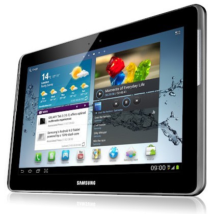 Samsung Galaxy Tab 2 10.1 - Vedere din fata/ dreapta