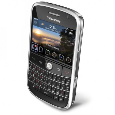 BlackBerry Bold 9000 - Vedere din fata/ dreapta/ sus