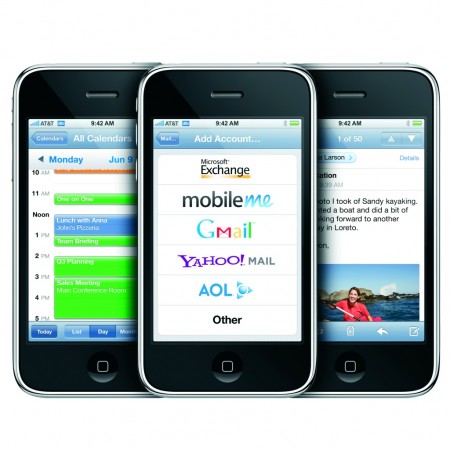 Apple iPhone 3G - Email, calendar