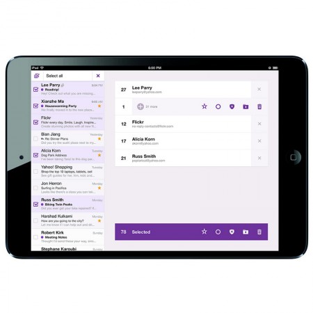 Yahoo Mail - iPad (Aprilie 2013)