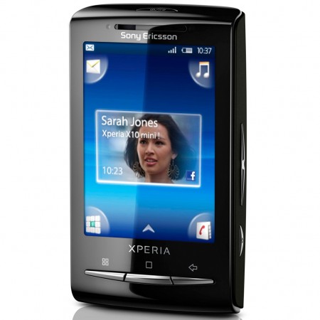 Sony Ericsson XPERIA X10 mini - Vedere din fata/ dreapta