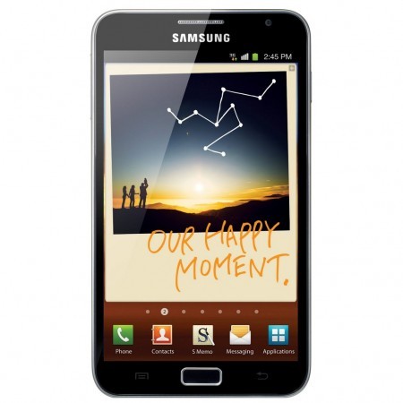 Samsung Galaxy Note - Vedere din fata