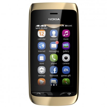 Nokia Asha 308 - Vedere din fata