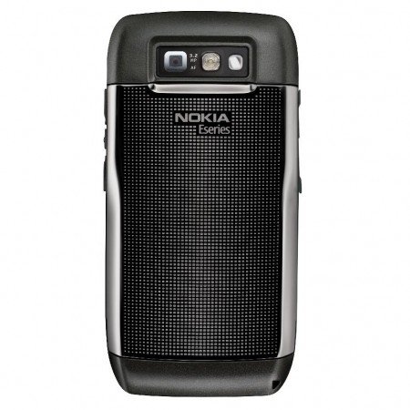 Nokia E71 - Vedere din spate, negru