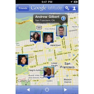 Google Latitude - iPhone (application)