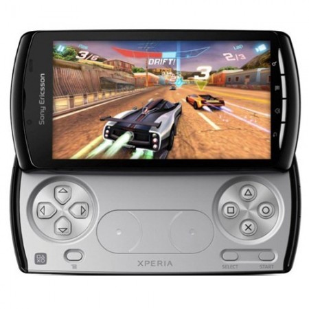 Sony Ericsson XPERIA Play - Vedere din fata, deschis, orizontal