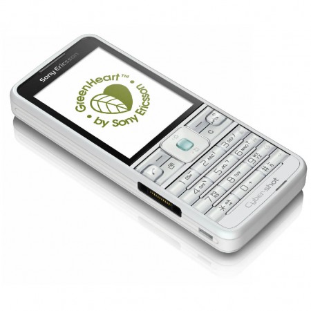 Sony Ericsson C901 GreenHeart - Vedere din fata/ stanga, orizontal