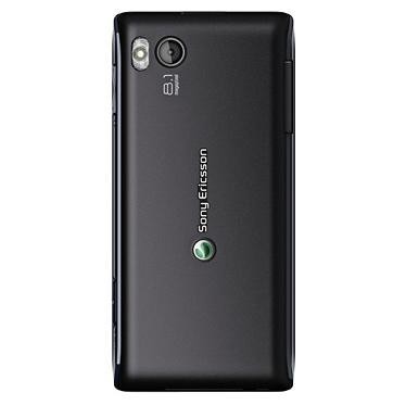 Sony Ericsson Aino - Vedere din spate (negru)