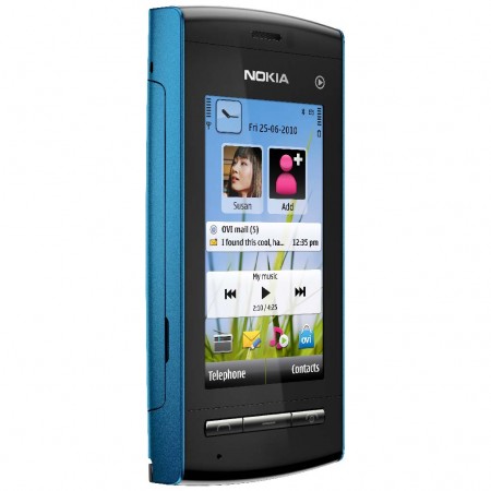 Nokia 5250 - Vedere din fata/ stanga (albastru)