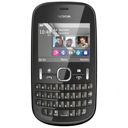 Nokia Asha 200 - Vedere din fata