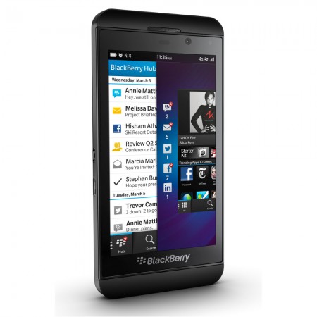 BlackBerry Z10 - Vedere din stanga