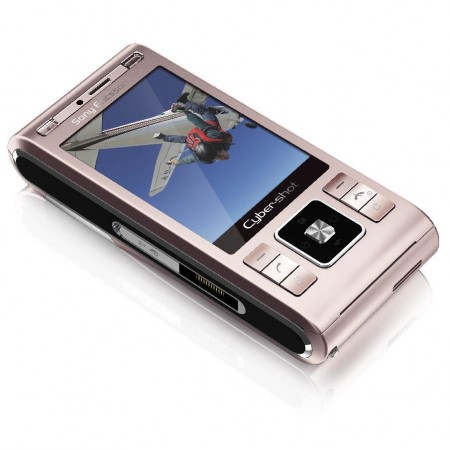 Sony Ericsson C905 - Vedere din fata/ stanga, orizontal (roz)