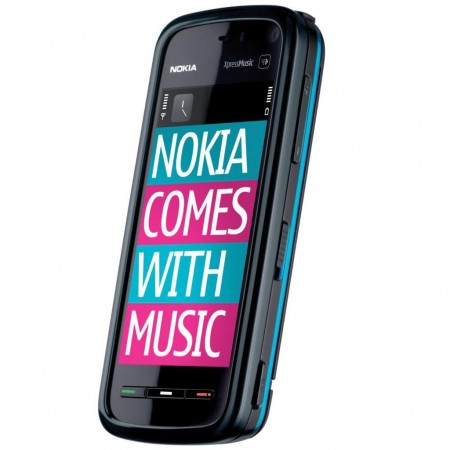 Nokia 5800 XpressMusic - Vedere din fata/ dreapta