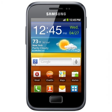 Samsung Galaxy Ace Plus - Vedere din fata