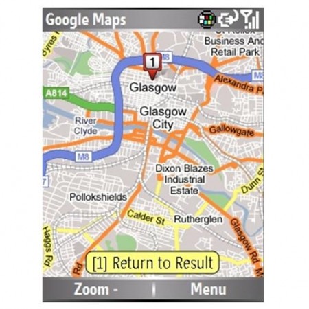 Google Maps - Glasgow