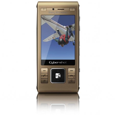 Sony Ericsson C905 - Vedere din fata (auriu)