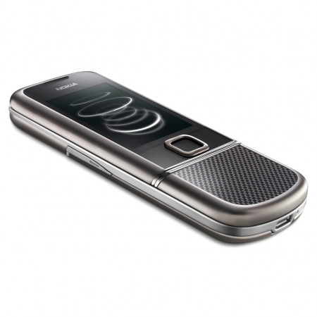Nokia 8800 Carbon Arte - Vedere din fata/ stanga, orizontal