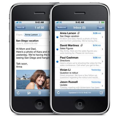 Apple iPhone 3GS - Email