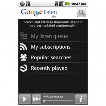 Google Listen - Android