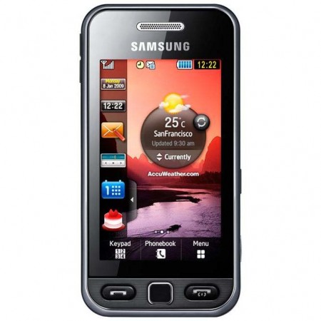 Samsung S5230 - Vedere din fata