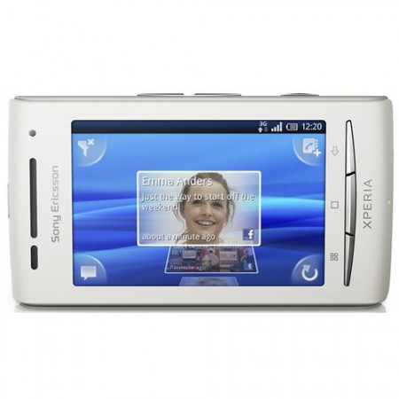 Sony Ericsson XPERIA X8 - Vedere din fata, orizontal