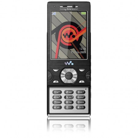 Sony Ericsson W995 - Vedere din fata, deschis