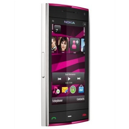 Nokia X6 16GB - Vedere din fata/ stanga