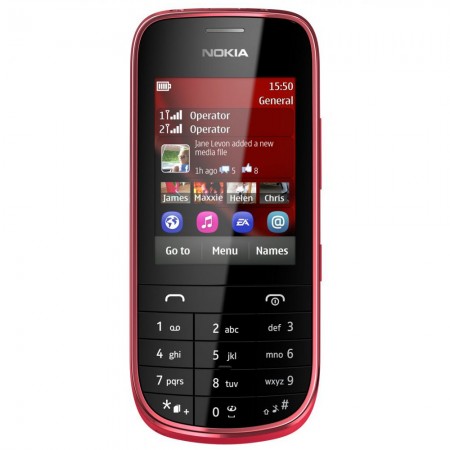 Nokia Asha 202 - Vedere din fata