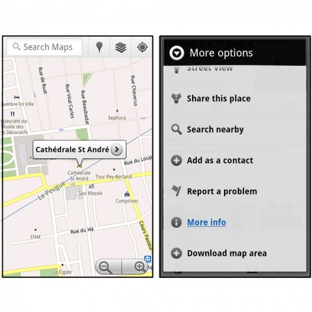 Google Maps 5.7 - Download map area