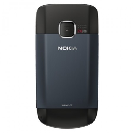 Nokia C3 - Vedere din spate (Slate Grey)