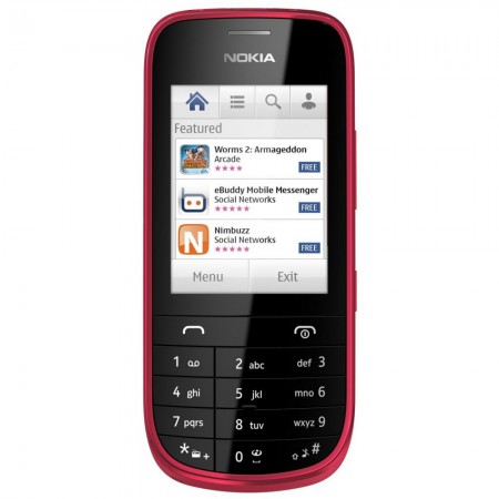 Nokia Asha 203 - Vedere din fata