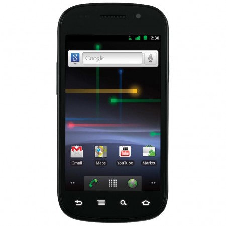Samsung Nexus S - Vedere din fata