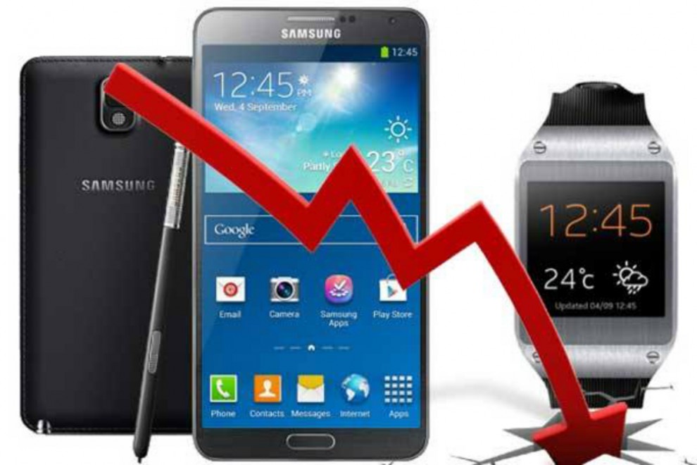 Samsung e in caderere libera