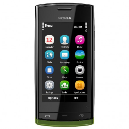 Nokia 500 - Vedere din fata