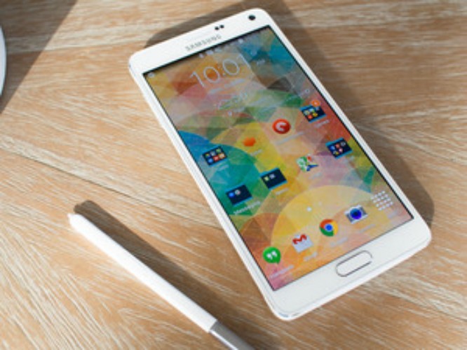 Galaxy Note 4 front