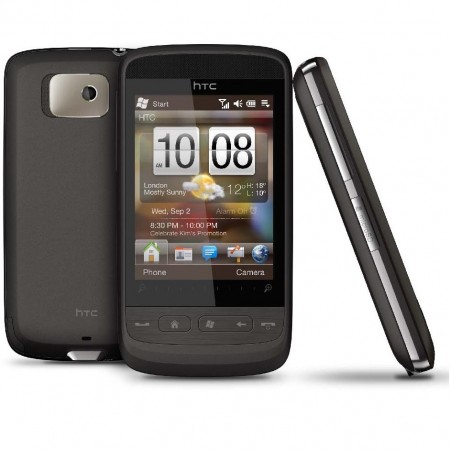 HTC Touch2 - Vedere din fata, spate si stanga