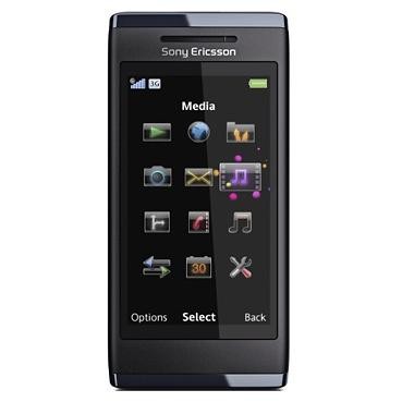 Sony Ericsson Aino - Vedere din fata (negru)