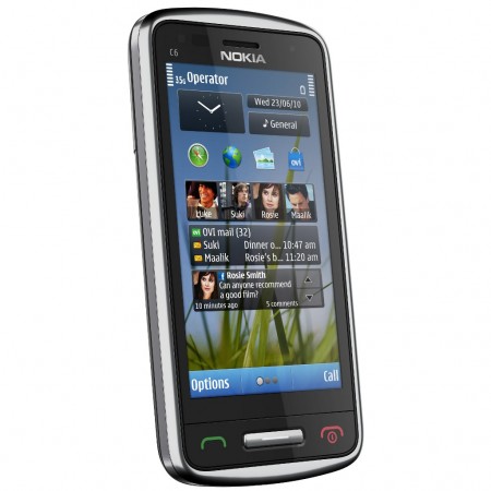 Nokia C6-01 - Vedere din fata / stanga
