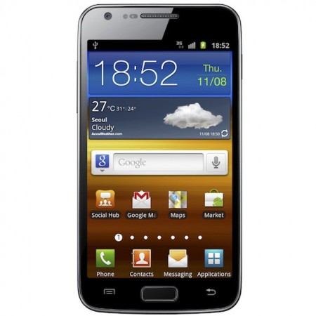 Samsung Galaxy S II LTE - Vedere din fata