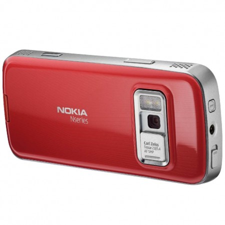 Nokia N79 - Vedere din spate (rosu)