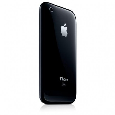 iPhone 3GS - Vedere din spate/ dreapta (negru)