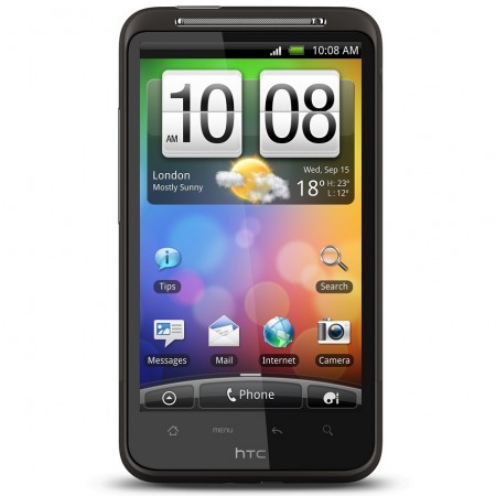 HTC Desire HD - Vedere din fata