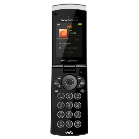 Sony Ericsson W980i - Vedere din fata, deschis