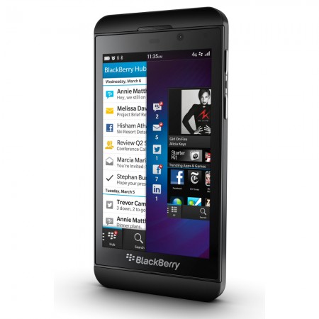 BlackBerry Z10 - Vedere din dreapta