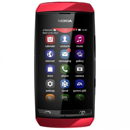 Nokia Asha 306 - Vedere din fata
