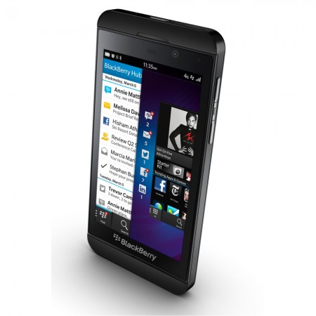 BlackBerry Z10 - Vedere de sus
