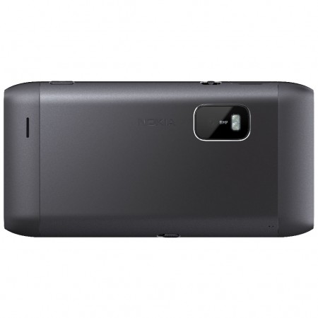 Nokia E7 - Vedere din spate (gri)