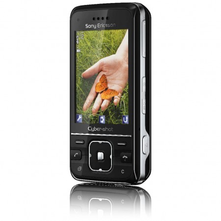 Sony Ericsson C903 - Vedere din fata/ dreapta (Negru)
