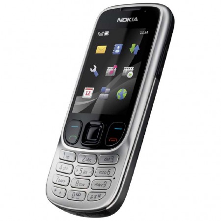 Nokia 6303 classic - Vedere din fata/ dreapta/ jos (metalic)