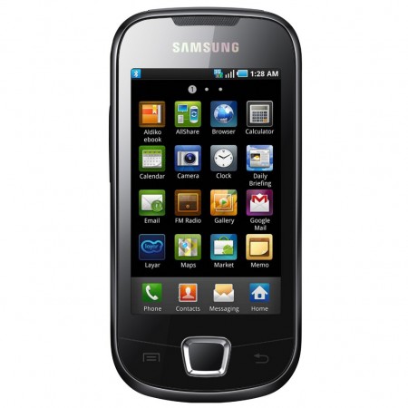 Samsung I5800 Galaxy 3 - Vedere din fata
